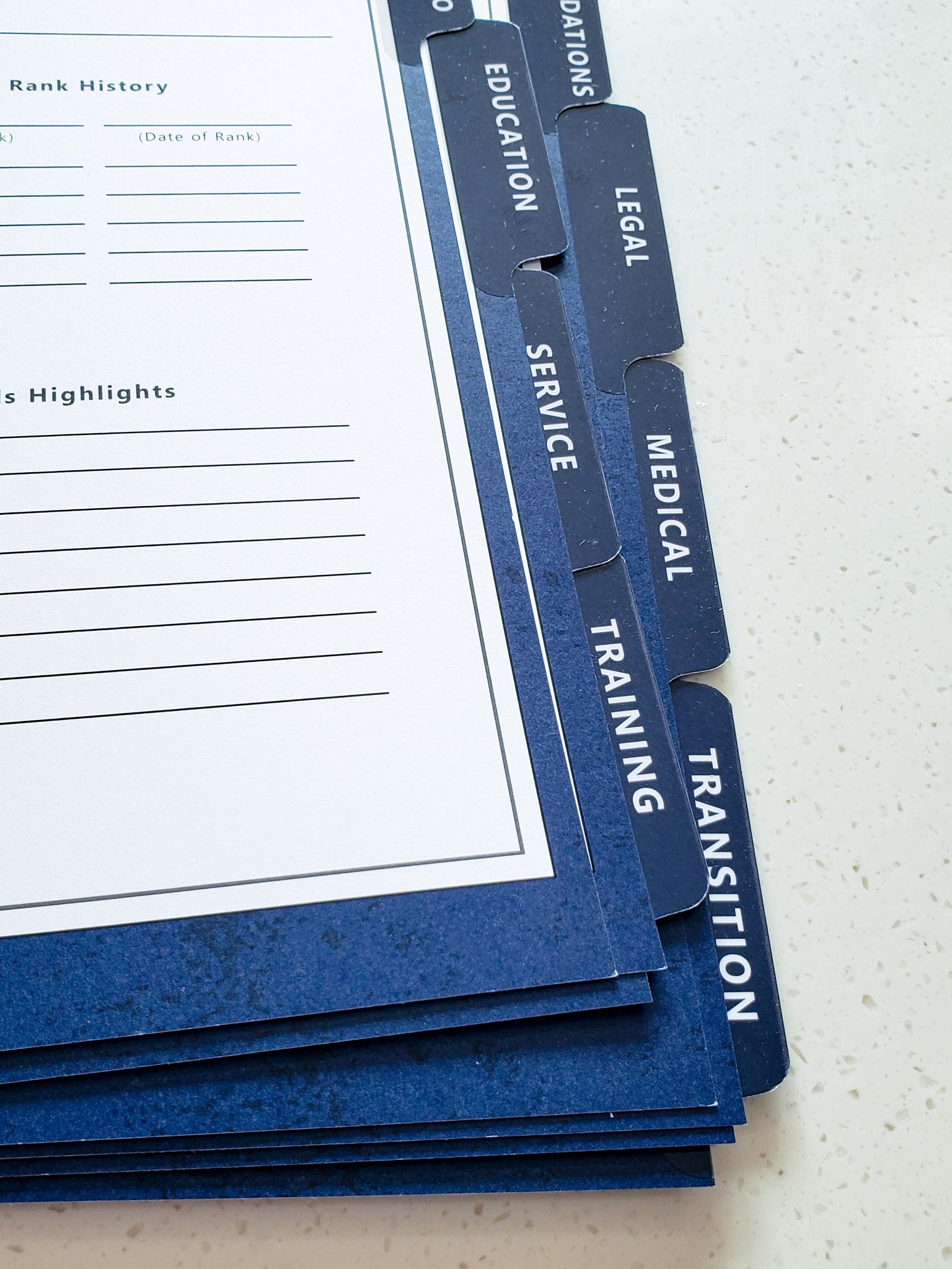 The Career Binder - Blue